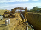 Máriapócs, Föld-Trans 2001 Kft. - Földgázszállító vezeték építésénél vákuumkutas talajvízszint süllyesztés